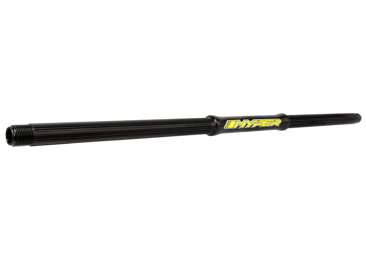 1-3/4" X 56" UNIV SPLINED REAR AXLE BLACK W/ SHOULDER SPACERS