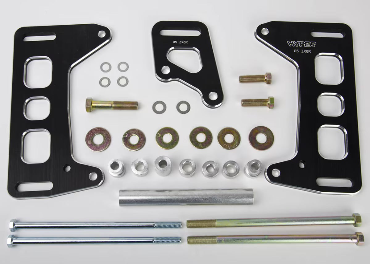 ’07 & UP KAWASAKI ZX-6R 600/636 SHORT ENGINE SLIDER KIT