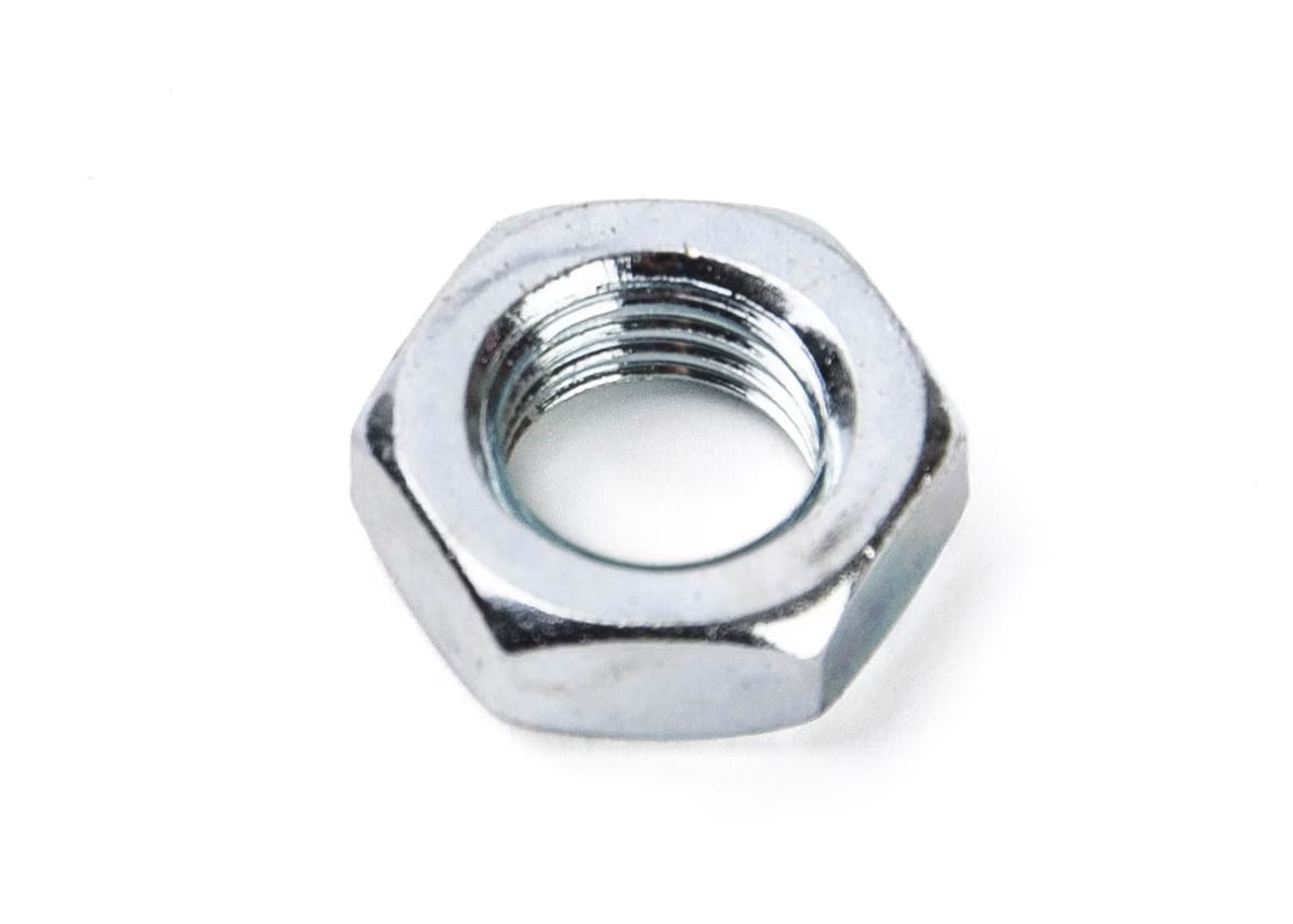 1/2" RIGHT HAND JAM NUT, PLATED STEEL