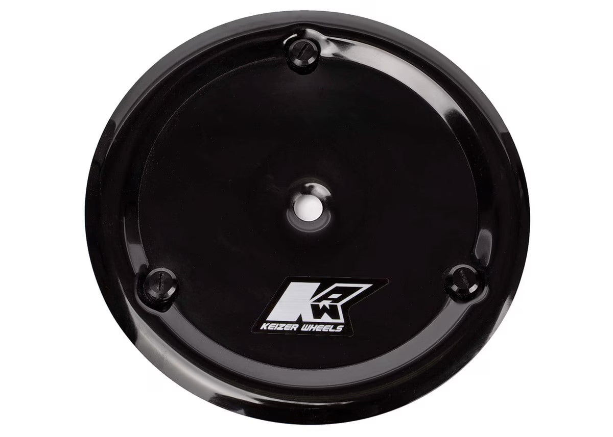 KEIZER 10" MUD COVER PLATE, BLACK