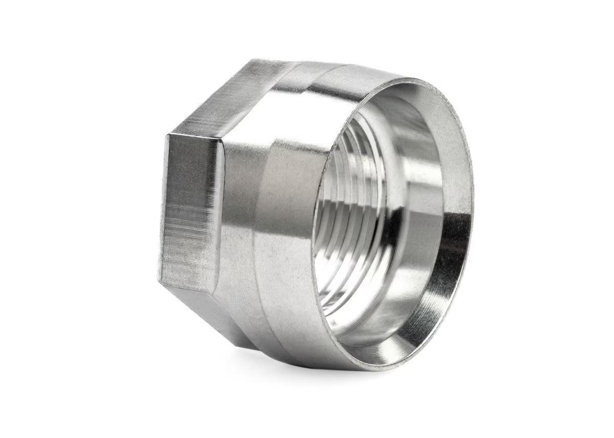 SPLINED AXLE NUT, RIGHT HAND THREAD 1.9"