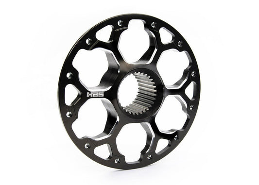 2" HBS WHEEL CENTER REAR, FOR 2" SPLINE