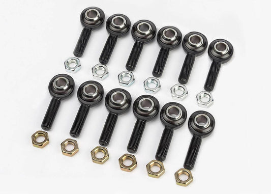 7/16 MALE ROD END 6-PACK, BLACK
